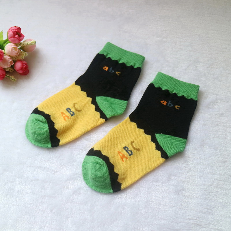Children Fall Winter Socks Men Cotton Socks Antibacterial Deodorant Socks Crew Socks Cotton Socks For Children